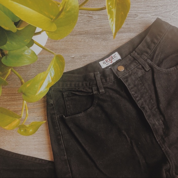 Guess Denim - GUESS Black Vintage Jeans